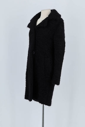 Manteau Karl Lagerfeld Noir en Laine