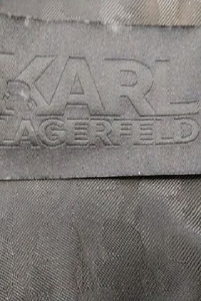 Manteau Karl Lagerfeld Noir en Laine