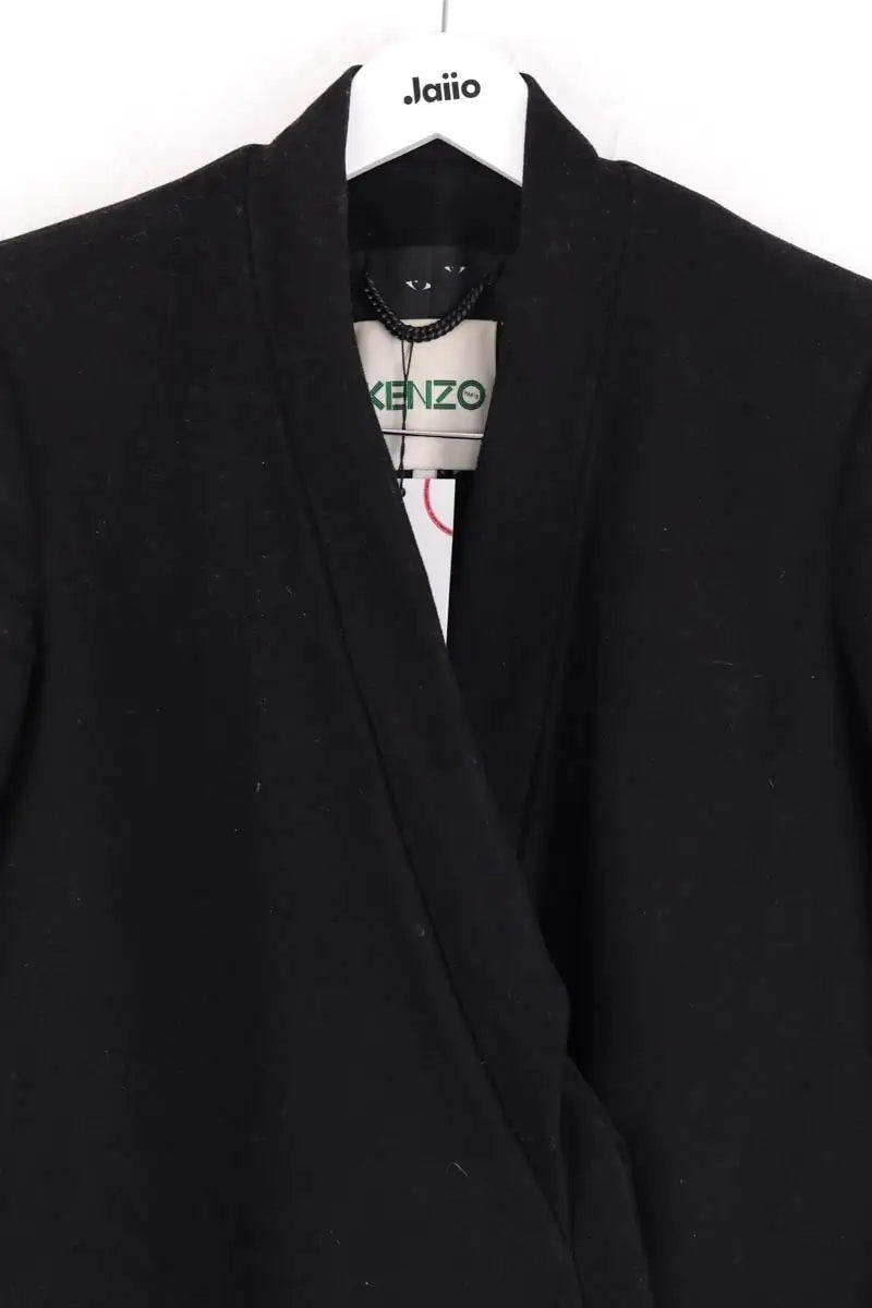 Manteau Kenzo Noir en Laine