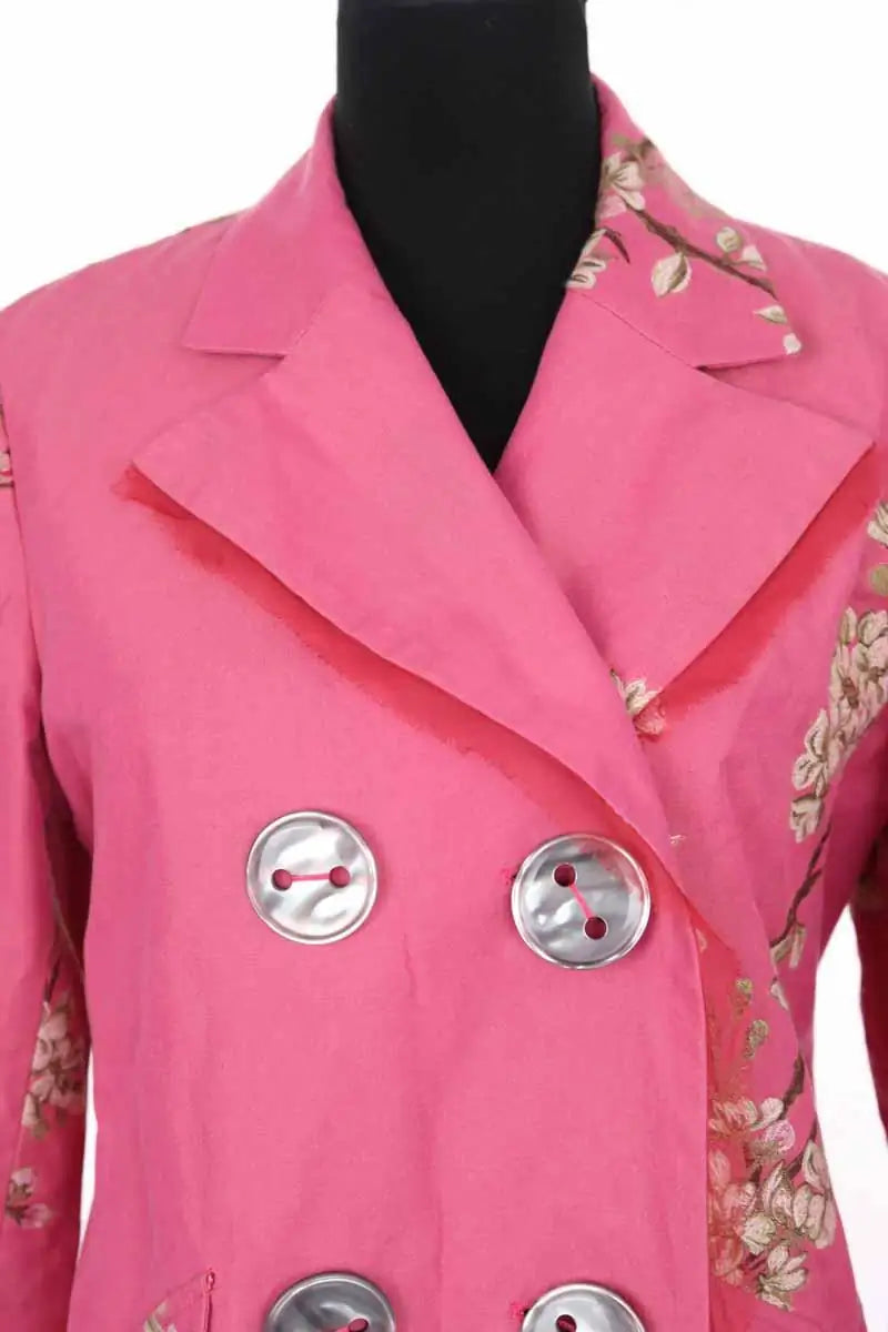 Manteau Kenzo Rose en Synthétique