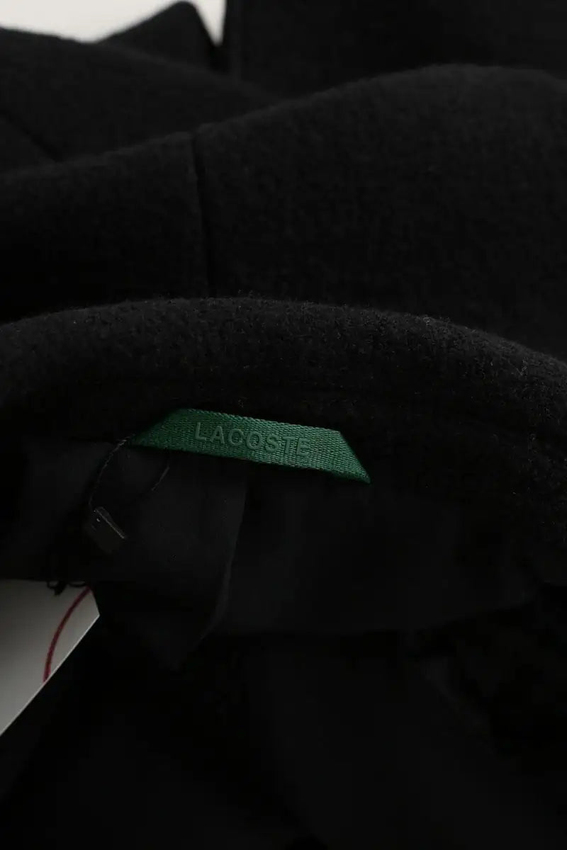 Manteau Lacoste Noir en Laine