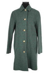 Manteau Lacoste Vert en Laine, taille S - Seconde Main