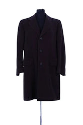 Manteau Lanvin Marron en Laine, taille L - Seconde Main