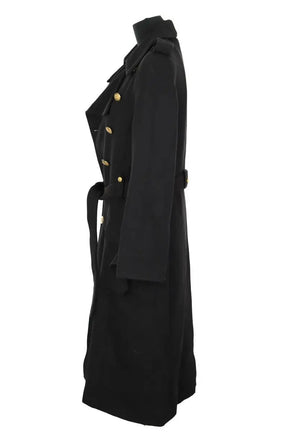 Manteau Laurence Bras Noir en Laine