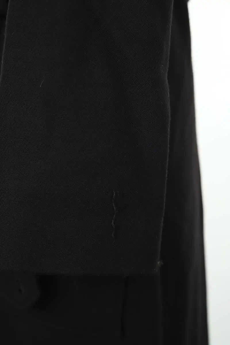 Manteau Laurence Bras Noir en Laine
