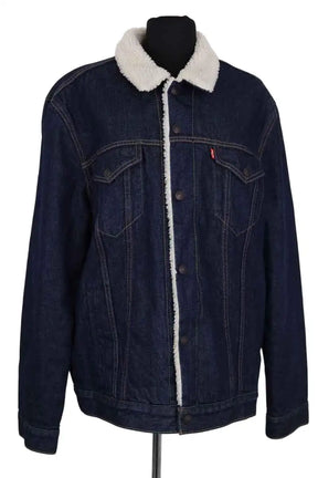 Manteau Levi's Marine en Coton, taille XL - Seconde Main