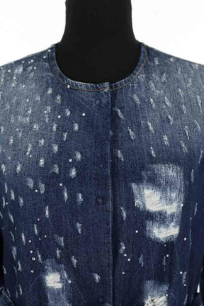 Manteau Liu Jo Bleu en Coton