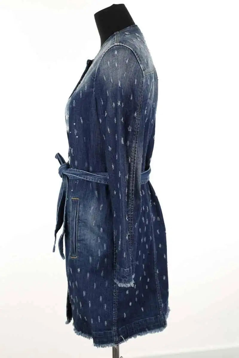Manteau Liu Jo Bleu en Coton