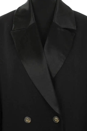 Manteau Loulou Studio Noir en Laine