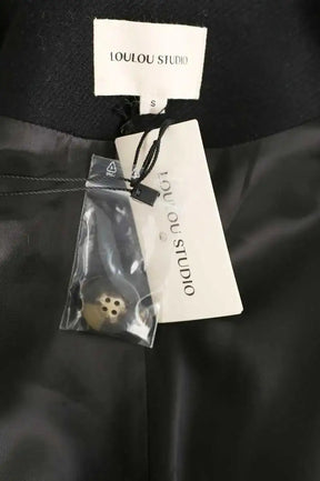 Manteau Loulou Studio Noir en Laine