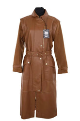 Manteau Mackage Camel en Cuir, taille M - Seconde Main