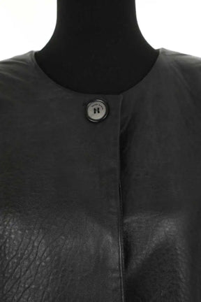 Manteau Magda Butrym Noir en Cuir