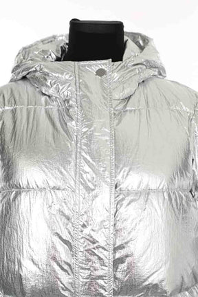 Manteau Maje Argent en Synthétique