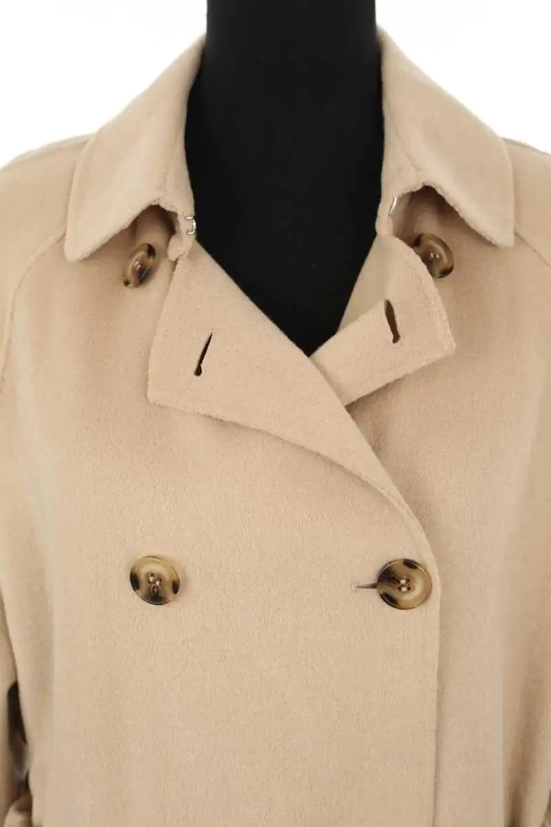 Manteau Maje Beige en Laine