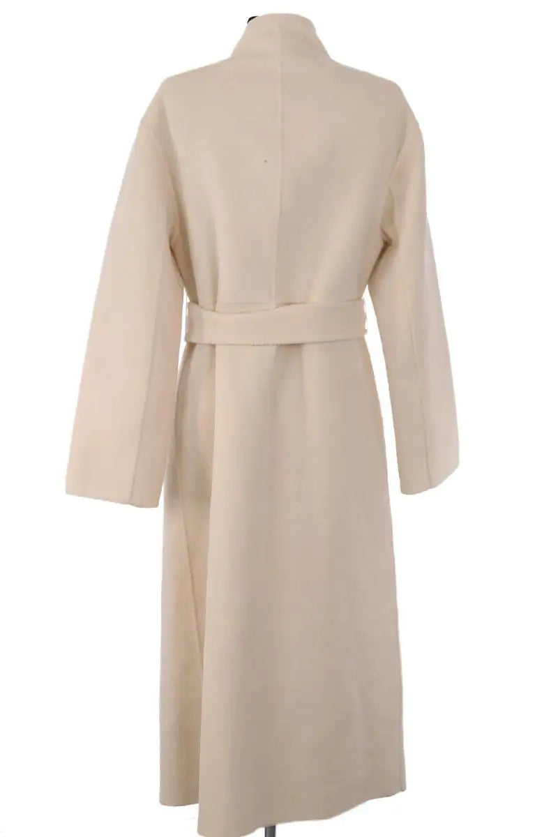 Manteau Maje Ecru en Laine