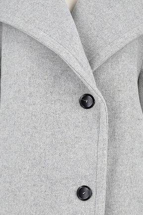 Manteau Maje Gris en Laine