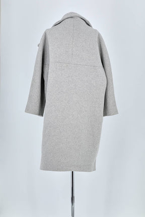 Manteau Maje Gris en Laine