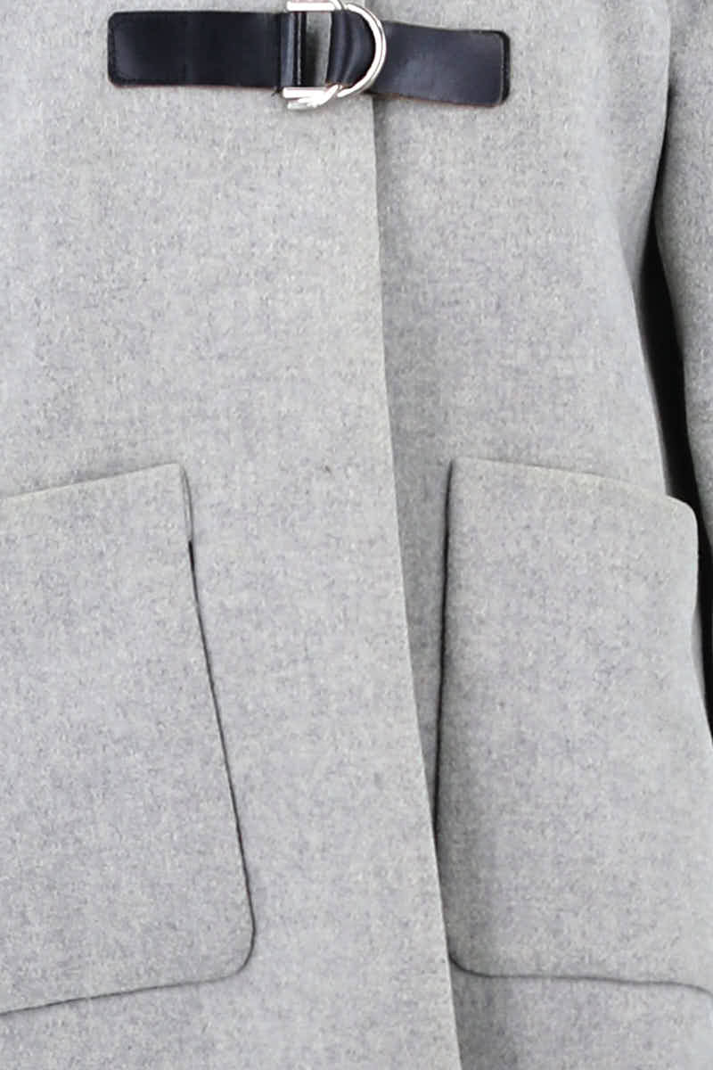 Manteau Maje Gris en Laine