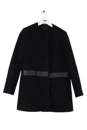 Manteau Maje Noir en Laine, taille M - Seconde Main