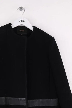 Manteau Maje Noir en Laine