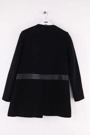 Manteau Maje Noir en Laine