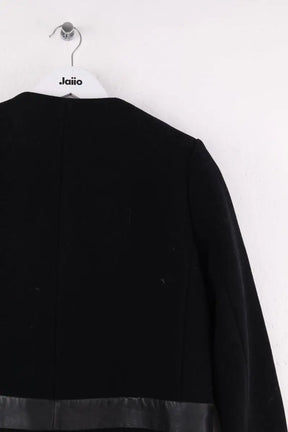 Manteau Maje Noir en Laine