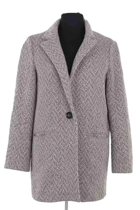 Manteau Maje Noir en Laine, taille S - Seconde Main
