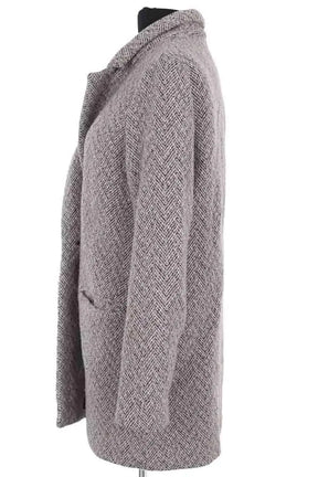 Manteau Maje Noir en Laine