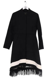 Manteau Maje Noir en Laine, taille S - Seconde Main