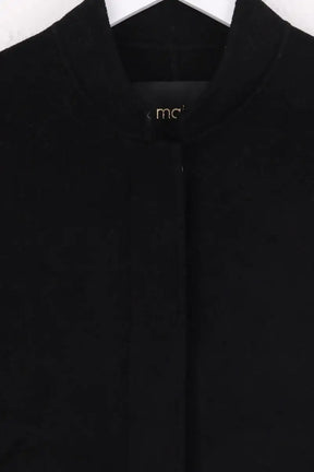 Manteau Maje Noir en Laine