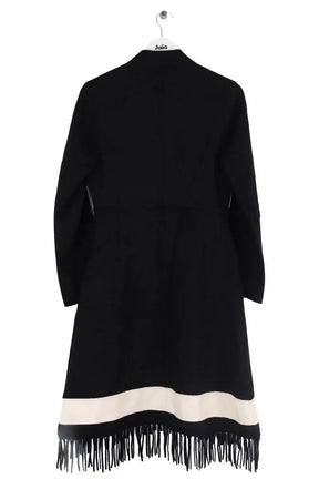 Manteau Maje Noir en Laine