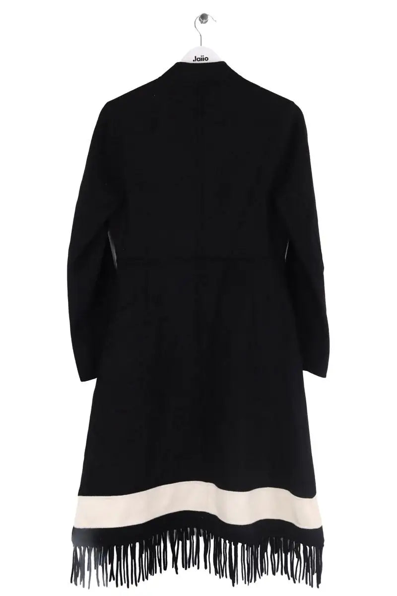 Manteau Maje Noir en Laine