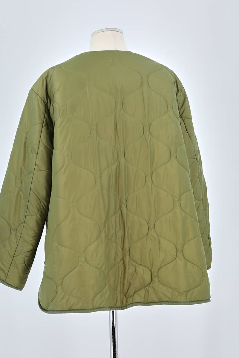 Manteau Maje Vert en Coton