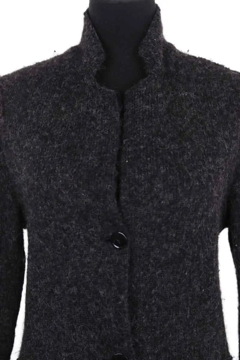 Manteau Majestic Filatures Anthracite en Laine