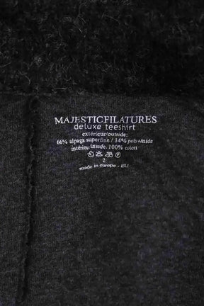 Manteau Majestic Filatures Anthracite en Laine