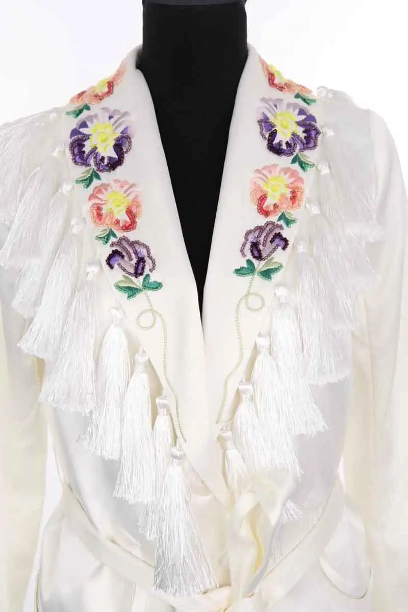 Manteau Manoush Blanc en Synthétique