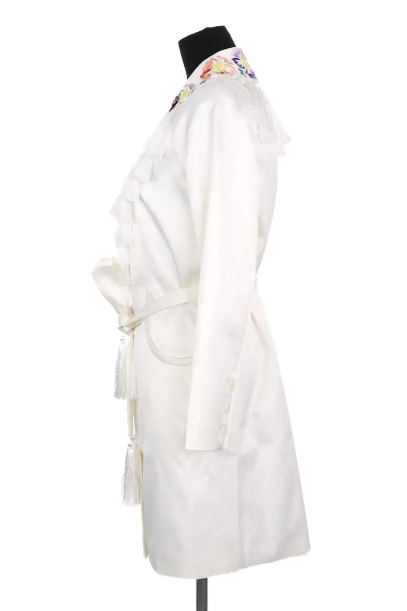 Manteau Manoush Blanc en Synthétique