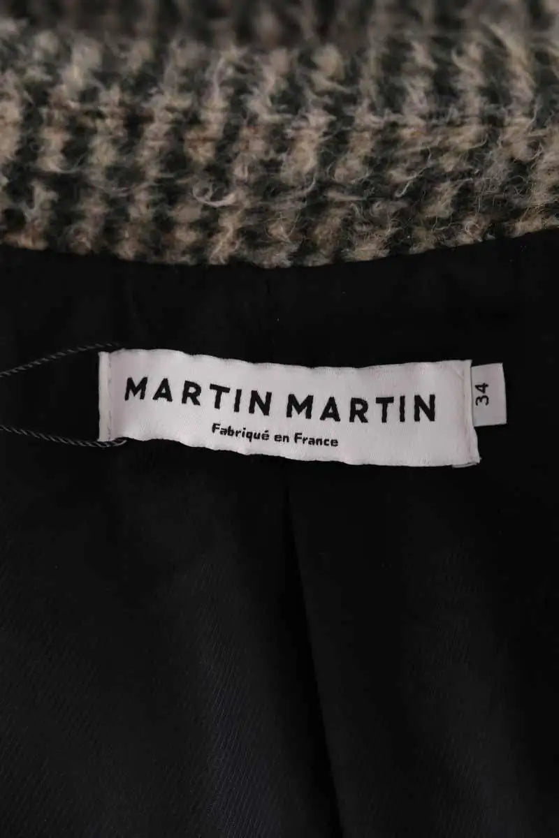 Manteau Martin Martin Gris en Laine