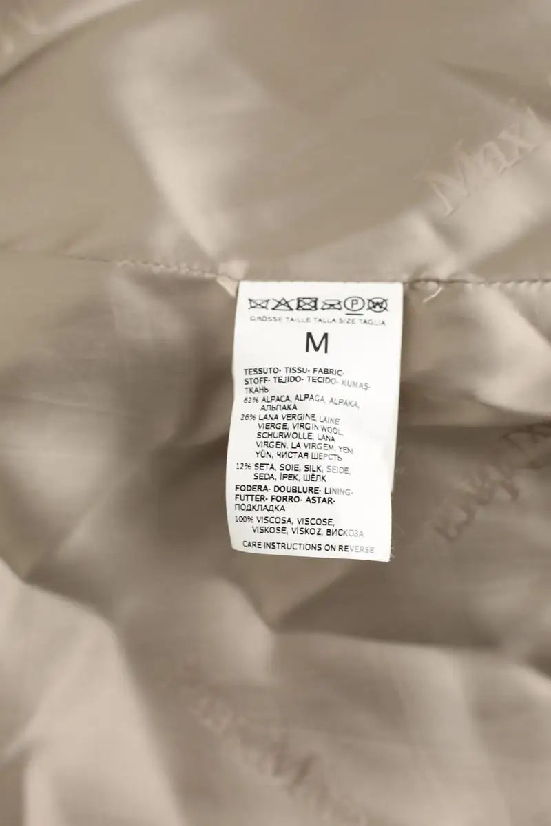 Manteau Max Mara Beige en Laine