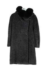 Manteau Max Mara Gris en Laine, taille S - Seconde Main