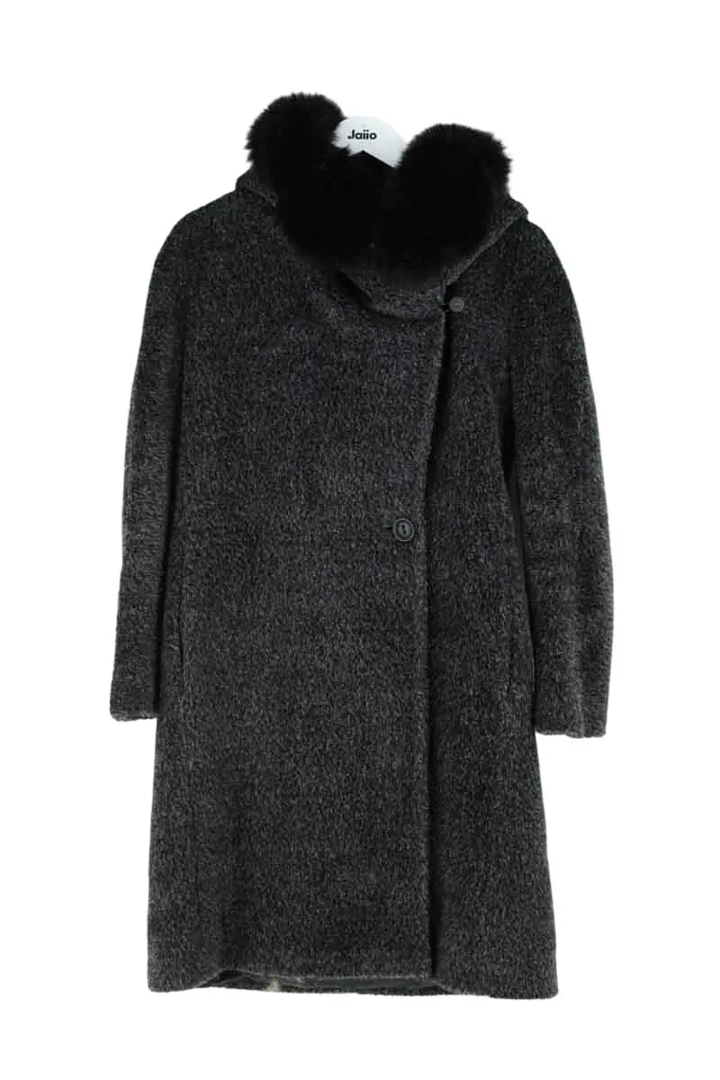 Manteau Max Mara Gris en Laine, taille S - Seconde Main