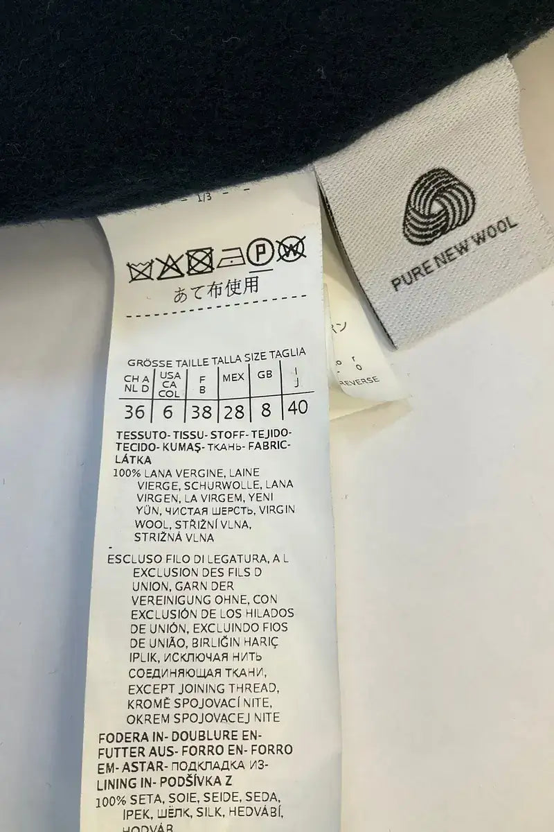 Manteau Max Mara Marine en Laine