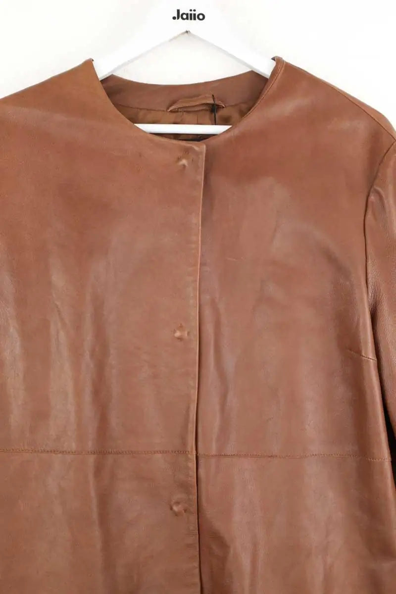 Manteau Max Mara Marron en Cuir