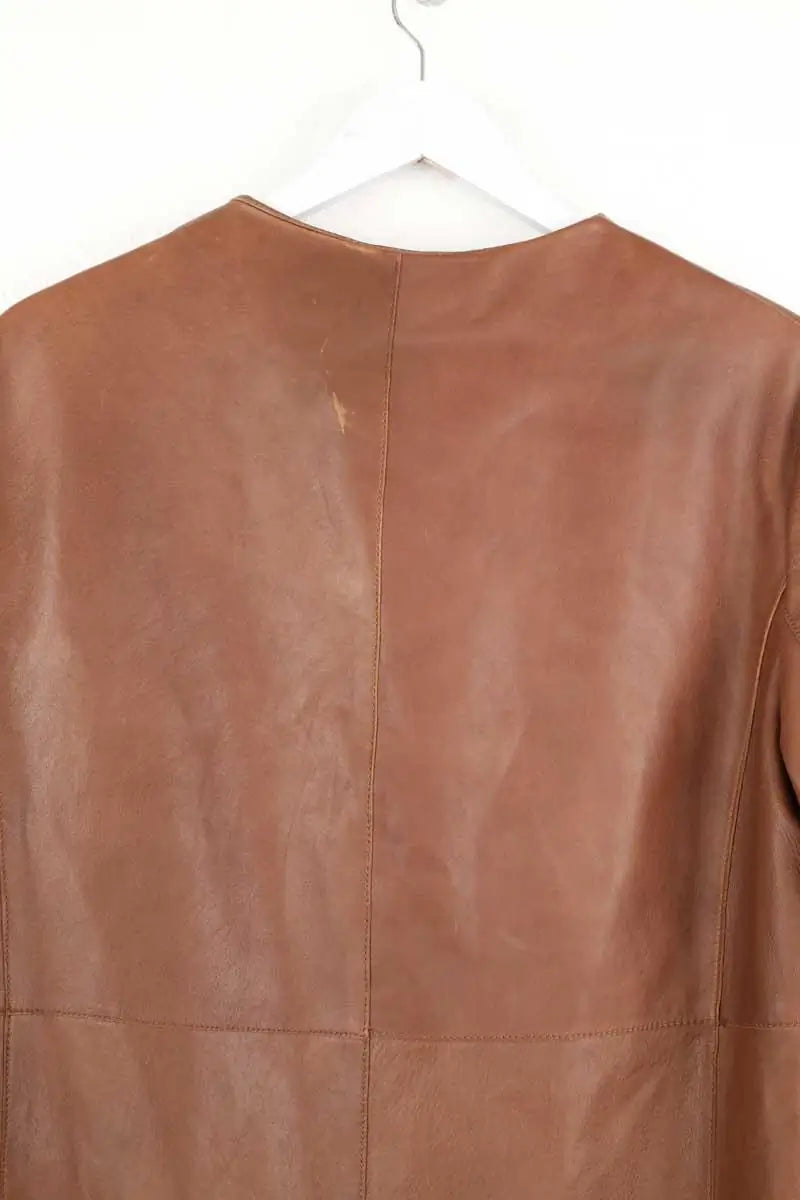 Manteau Max Mara Marron en Cuir
