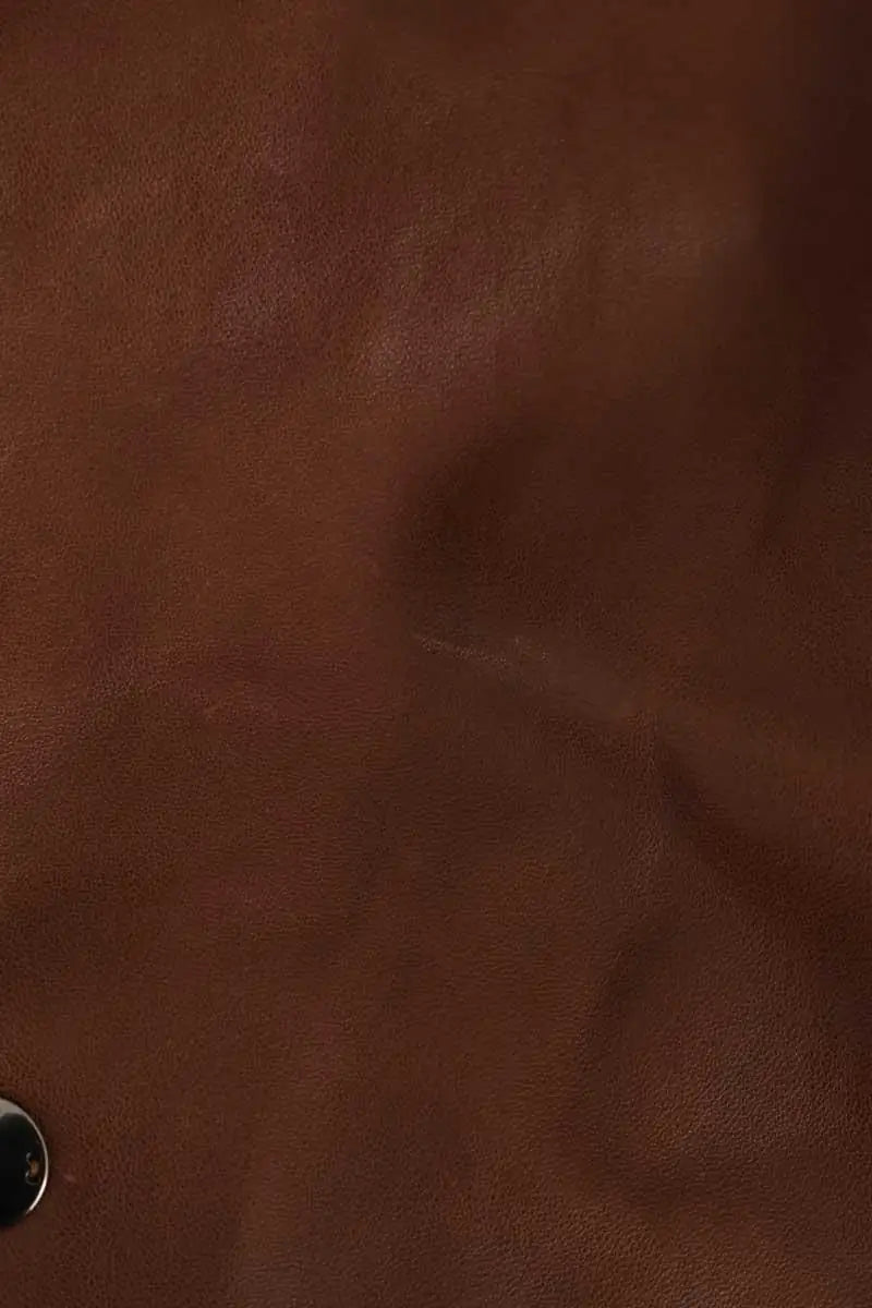 Manteau Max Mara Marron en Cuir