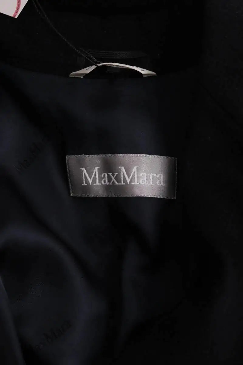 Manteau Max Mara Noir en Laine