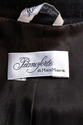 Manteau Max Mara Noir en Laine