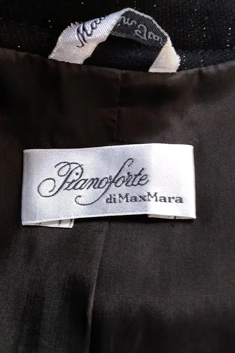 Manteau Max Mara Noir en Laine