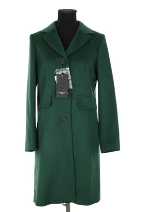 Manteau Max Mara Vert en Laine, taille L - Seconde Main