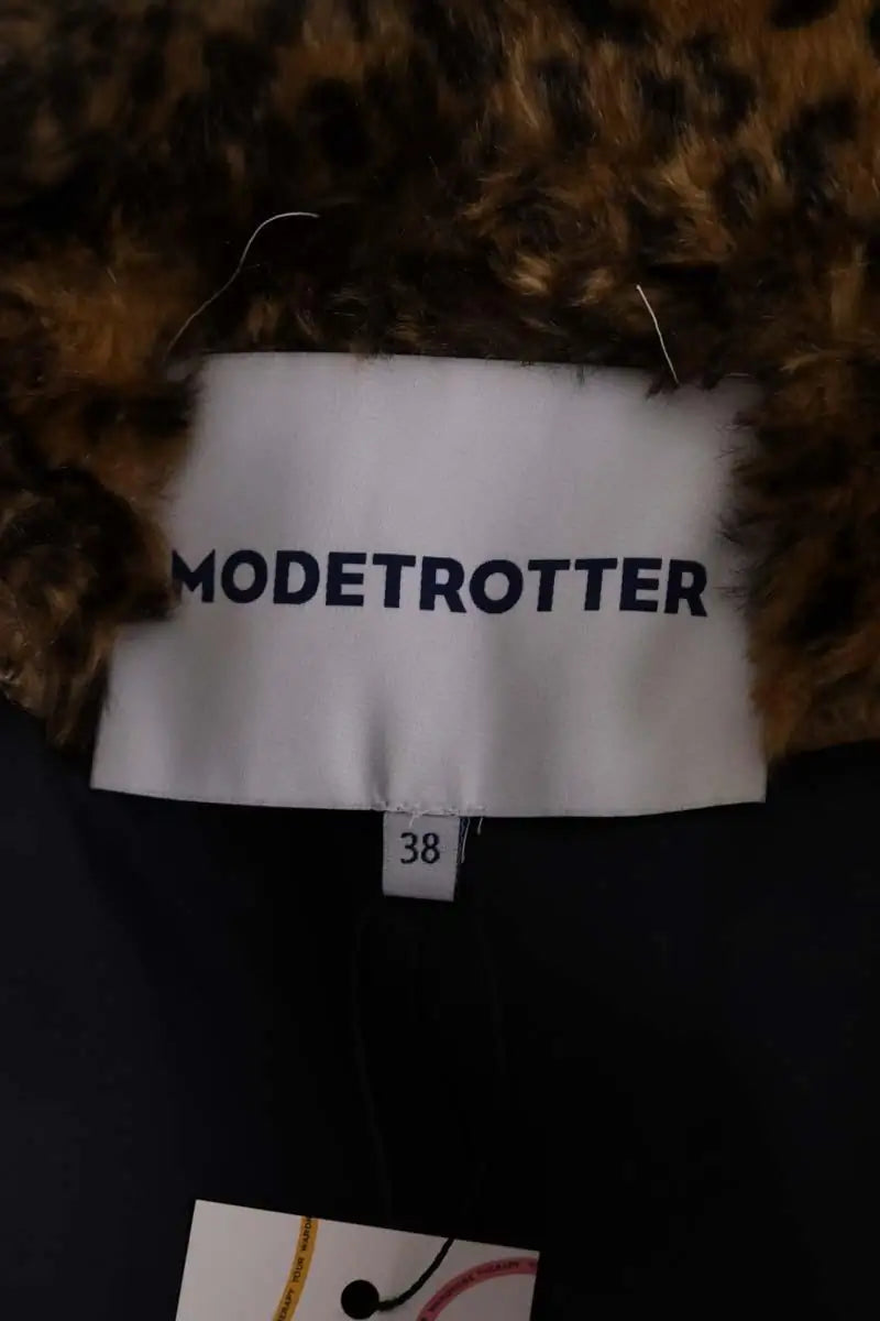 Manteau Modetrotter Yote Marron en Synthétique